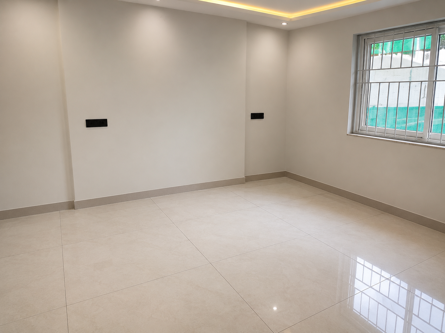 Interior tiles installation