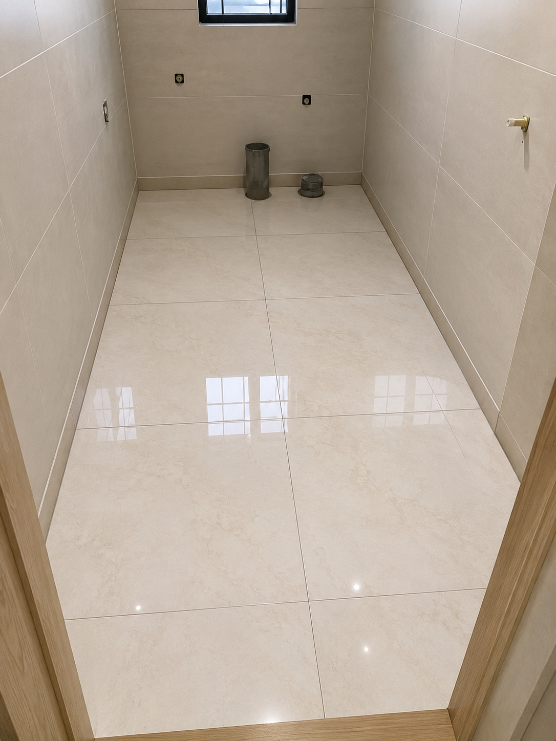Professional tile finishing work